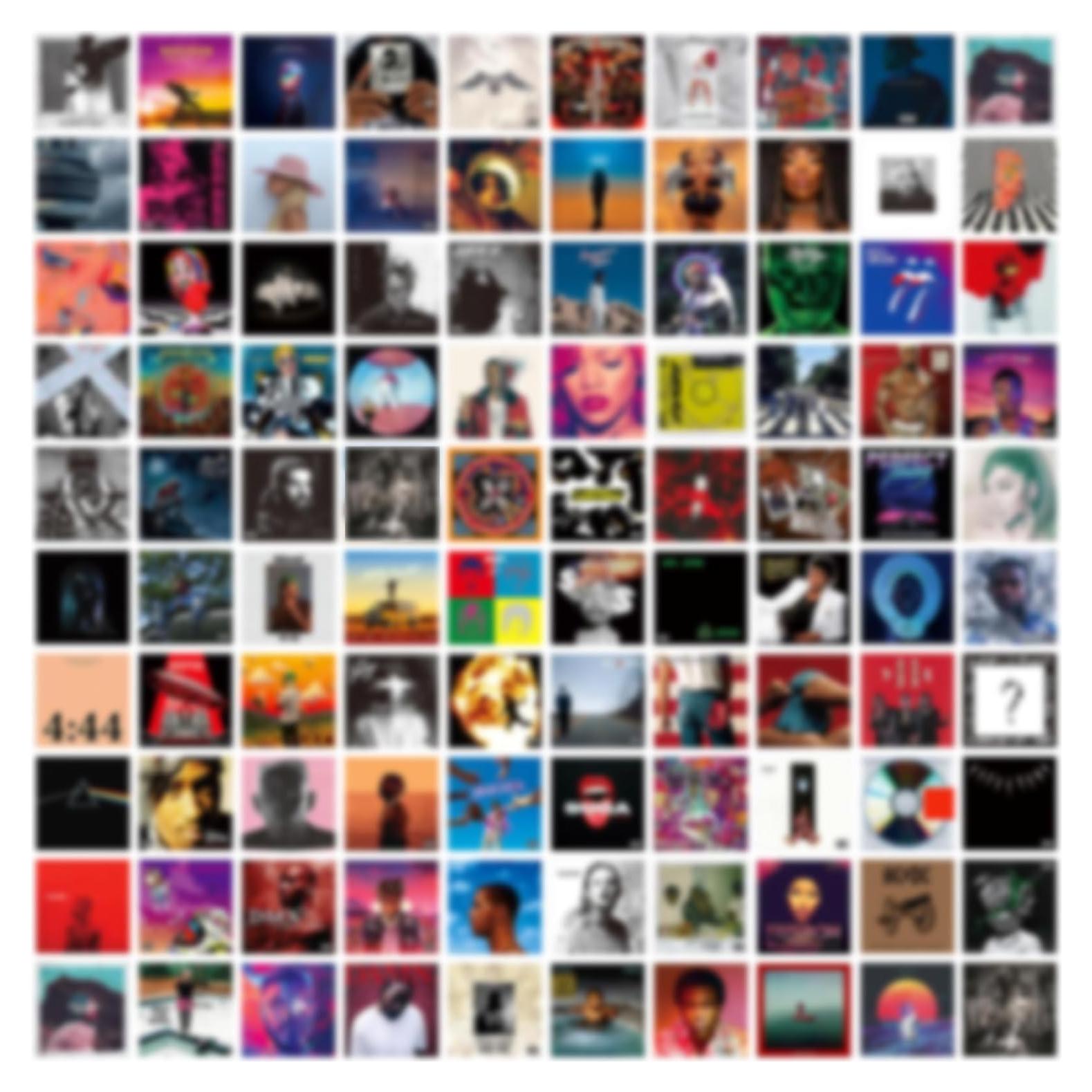 Kit de Collage de Pósters A ART·ZONE 100 Pcs 12.7x12.7 cm