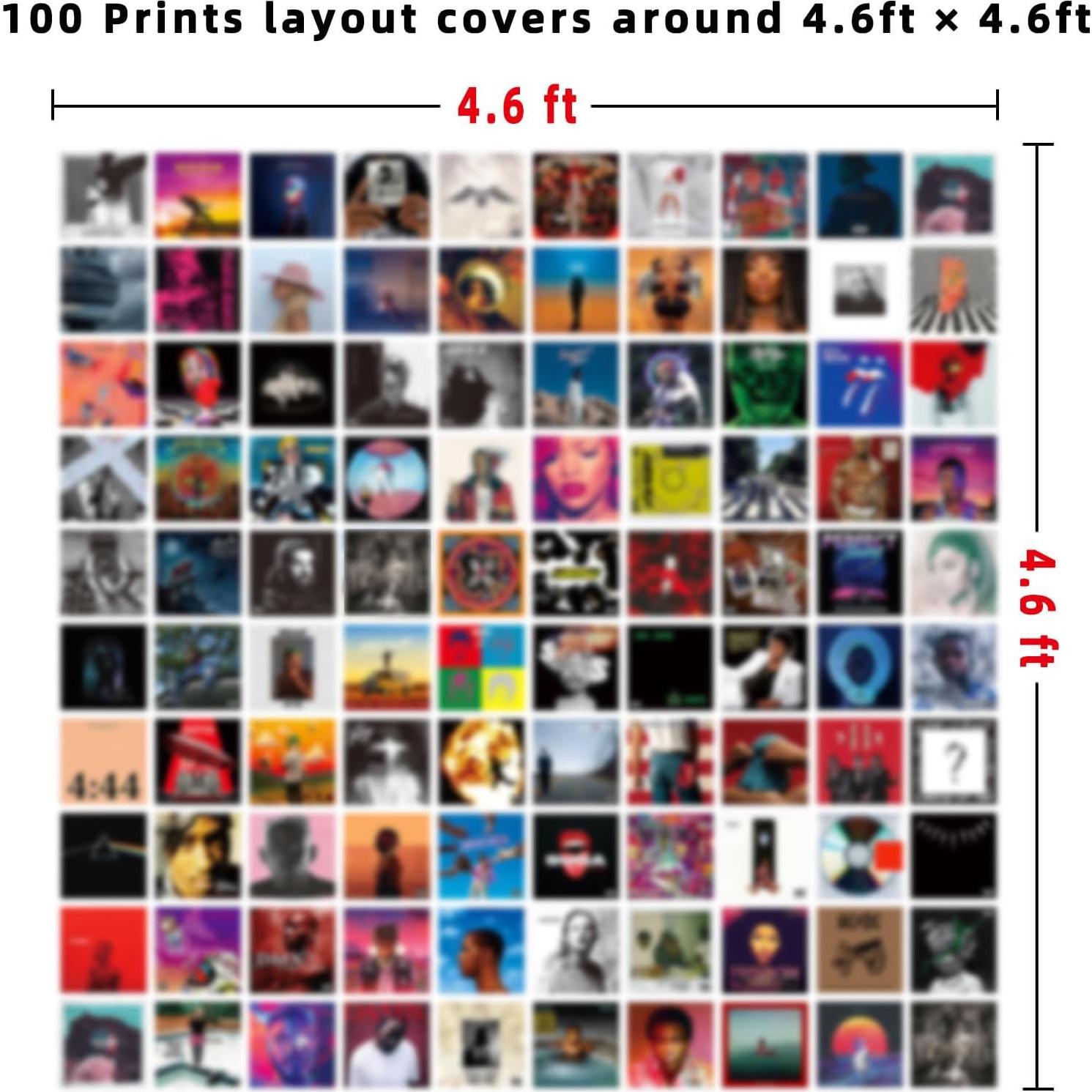 Kit de Collage de Pósters A ART·ZONE 100 Pcs 12.7x12.7 cm