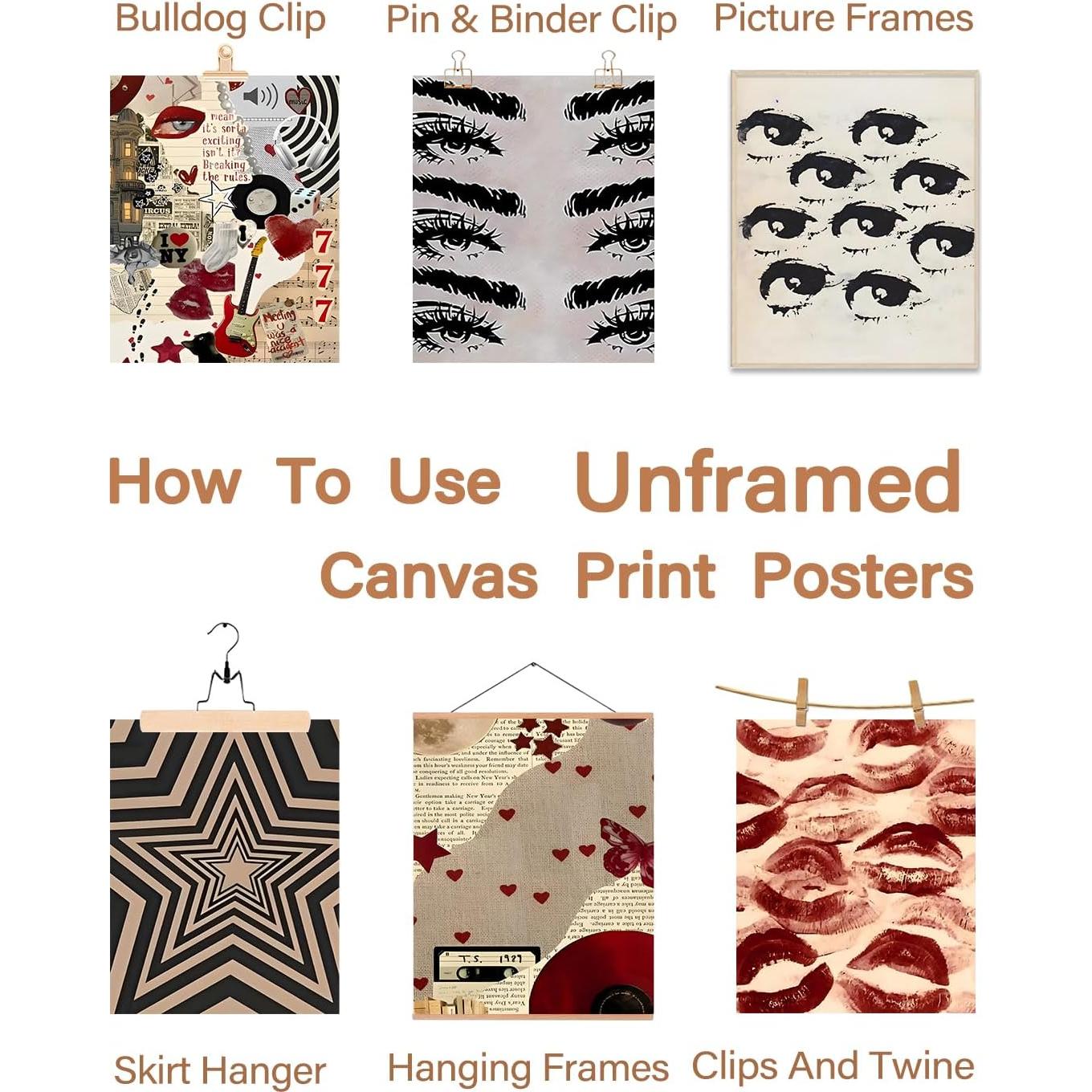 Set de 16 Posters Chica del Centro ASTRDECOR - Decoración Estética