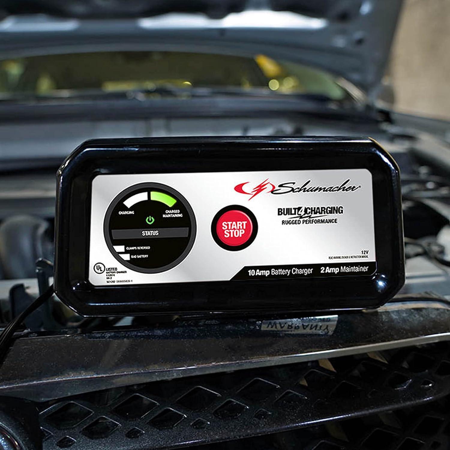 Cargador y Mantenedor Schumacher SC1282 10A 12V Automático