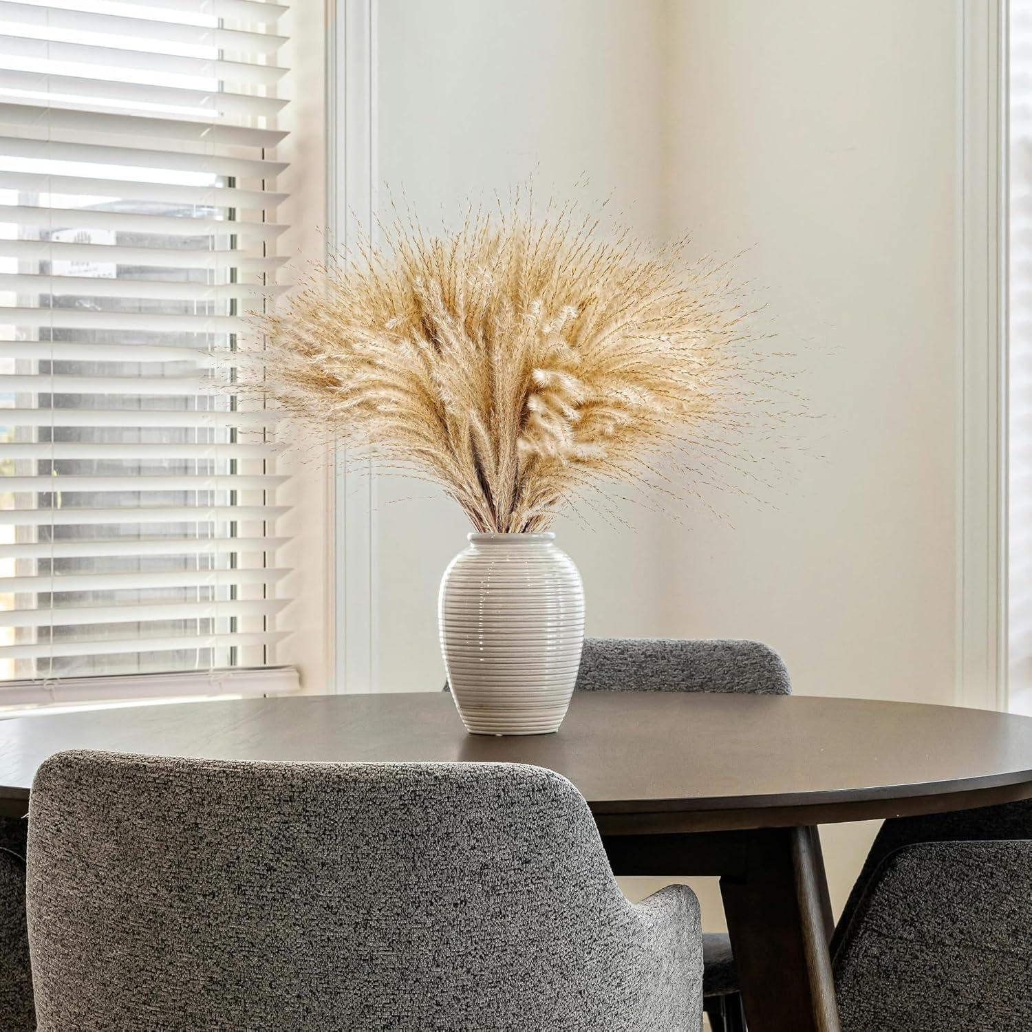 450 Piezas de Hierba Pampas Natural CKBT - Decoración Bohemia