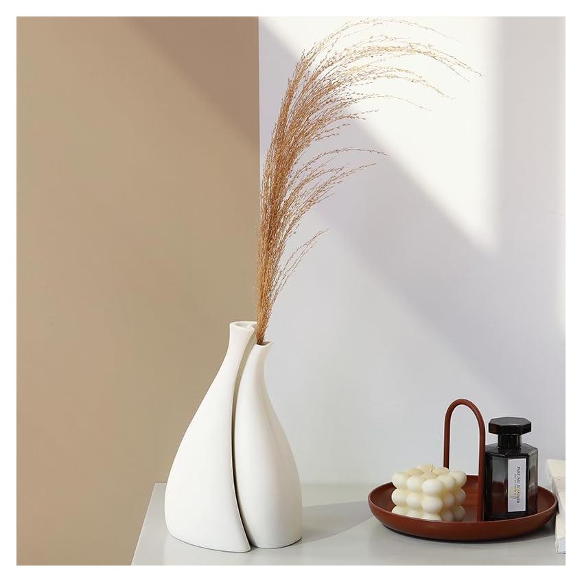 Jarrón de Cerámica Orna Minimalista Nórdico Paquete de 2