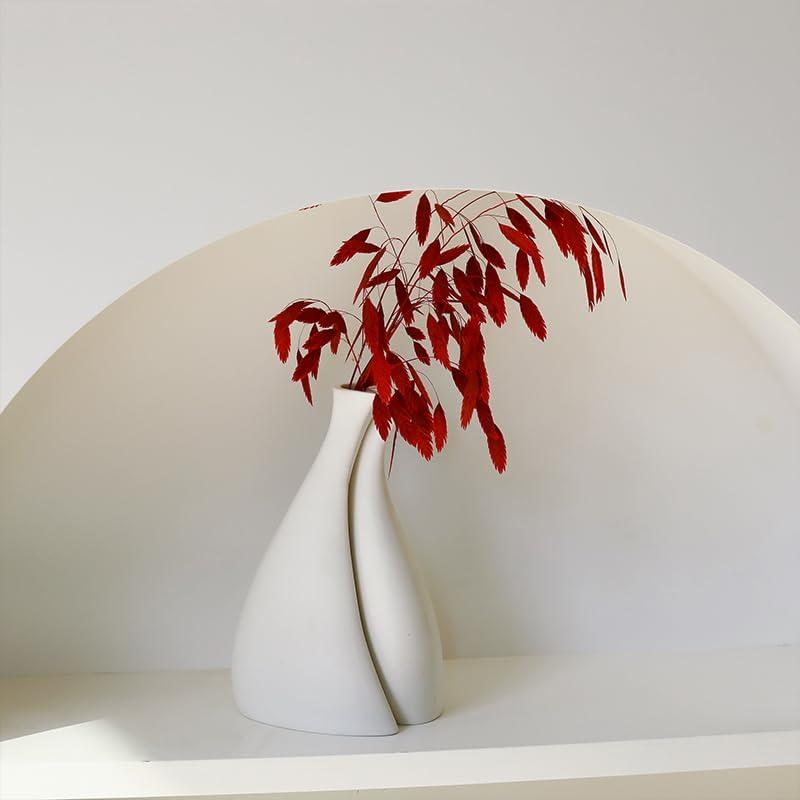 Jarrón de Cerámica Orna Minimalista Nórdico Paquete de 2