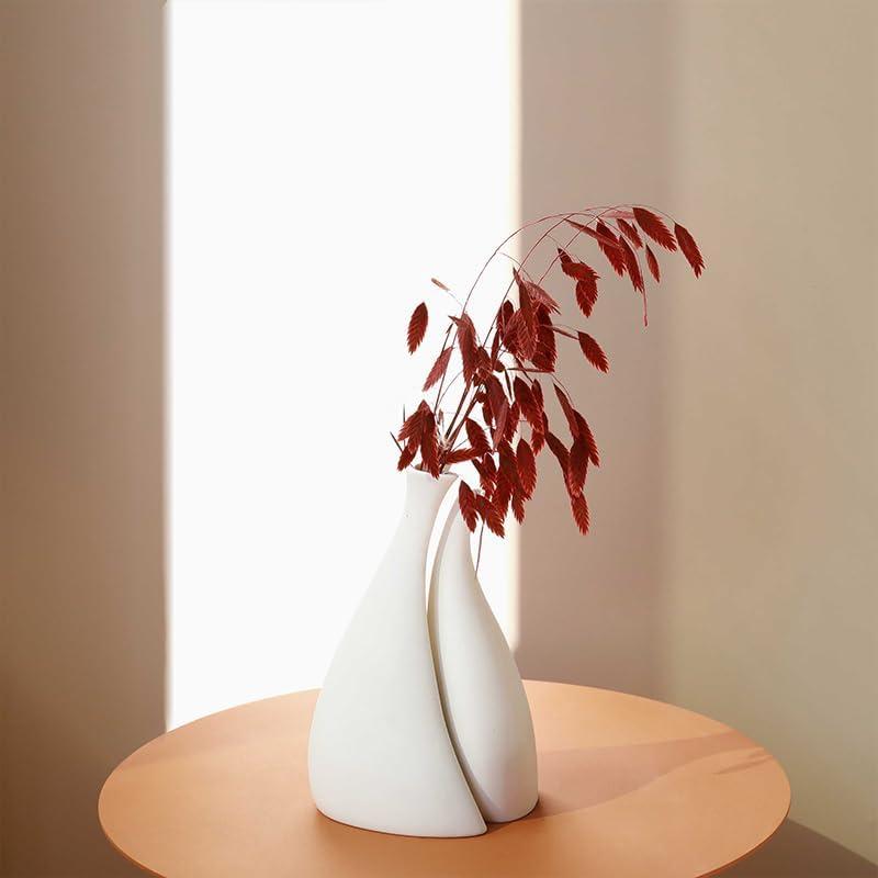 Jarrón de Cerámica Orna Minimalista Nórdico Paquete de 2