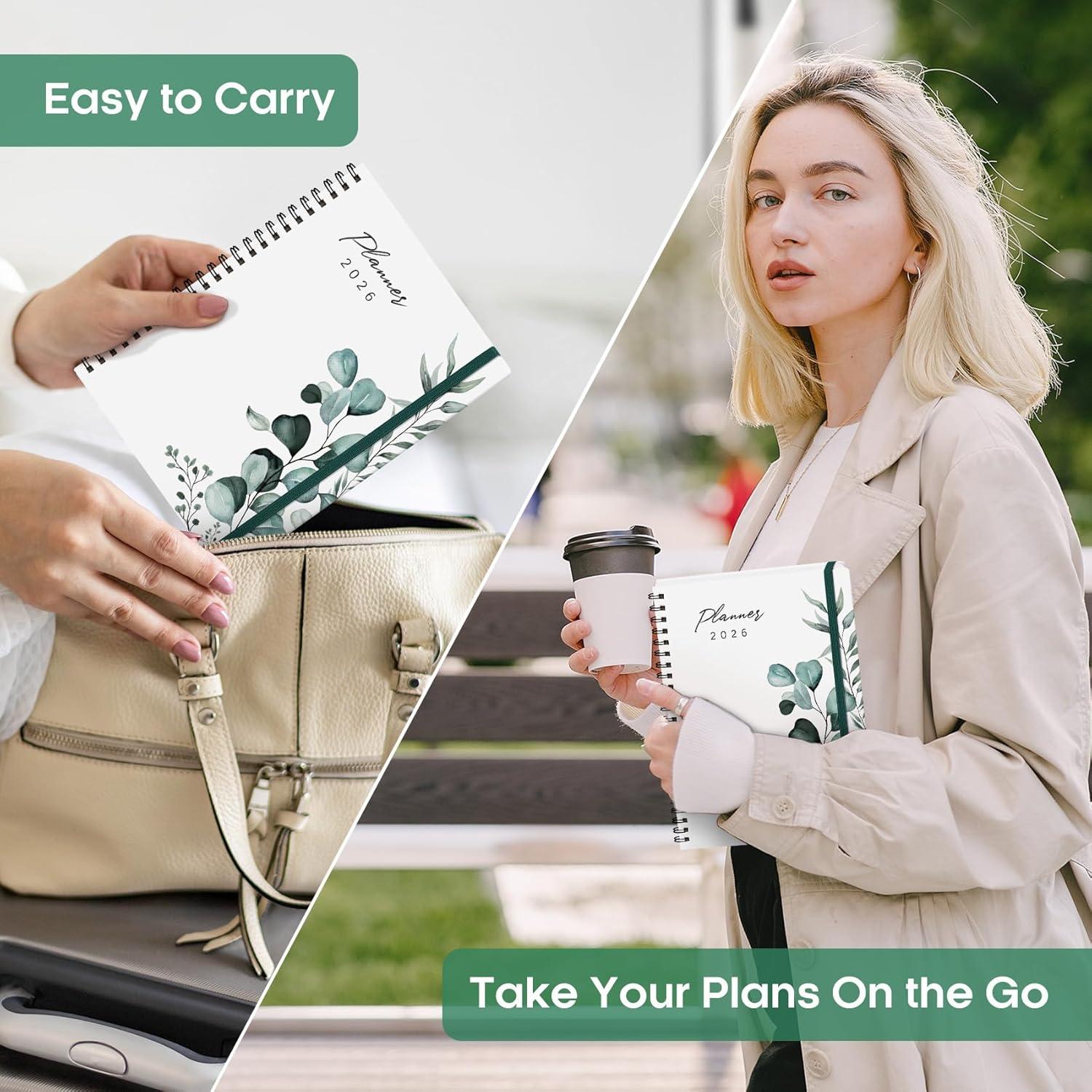 Planificador 2026 JEJEGO A5 Tapa Dura Semanal y Mensual