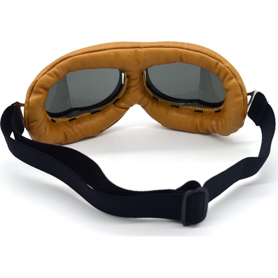 Gafas de Motocicleta Evomosa MG55 Plata Humo Antiempañantes