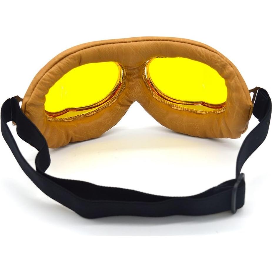 Gafas de Motocicleta Evomosa MG55 Amarillas Anti-vaho