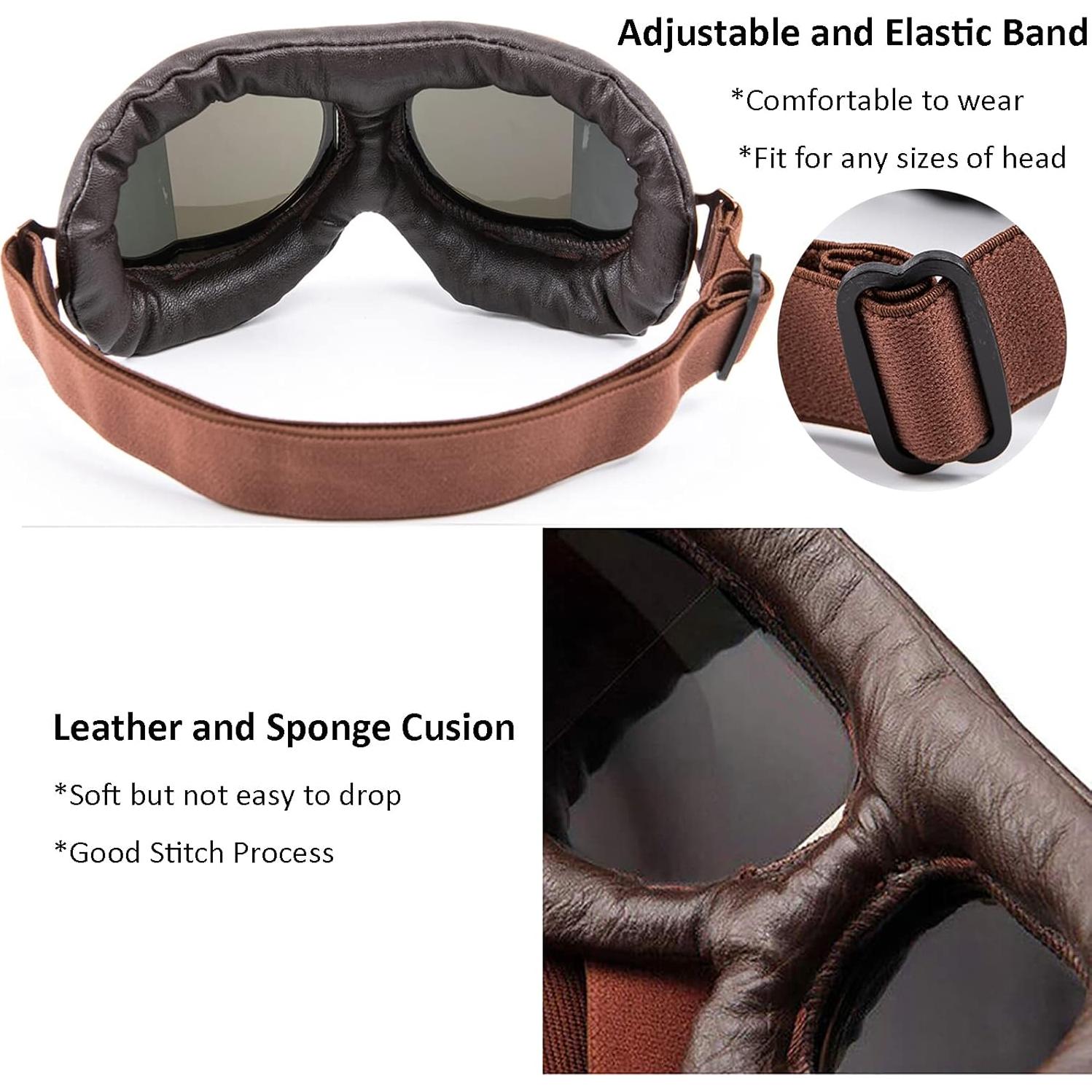 Gafas de Motocicleta Evomosa MG55 UV Antiempañante