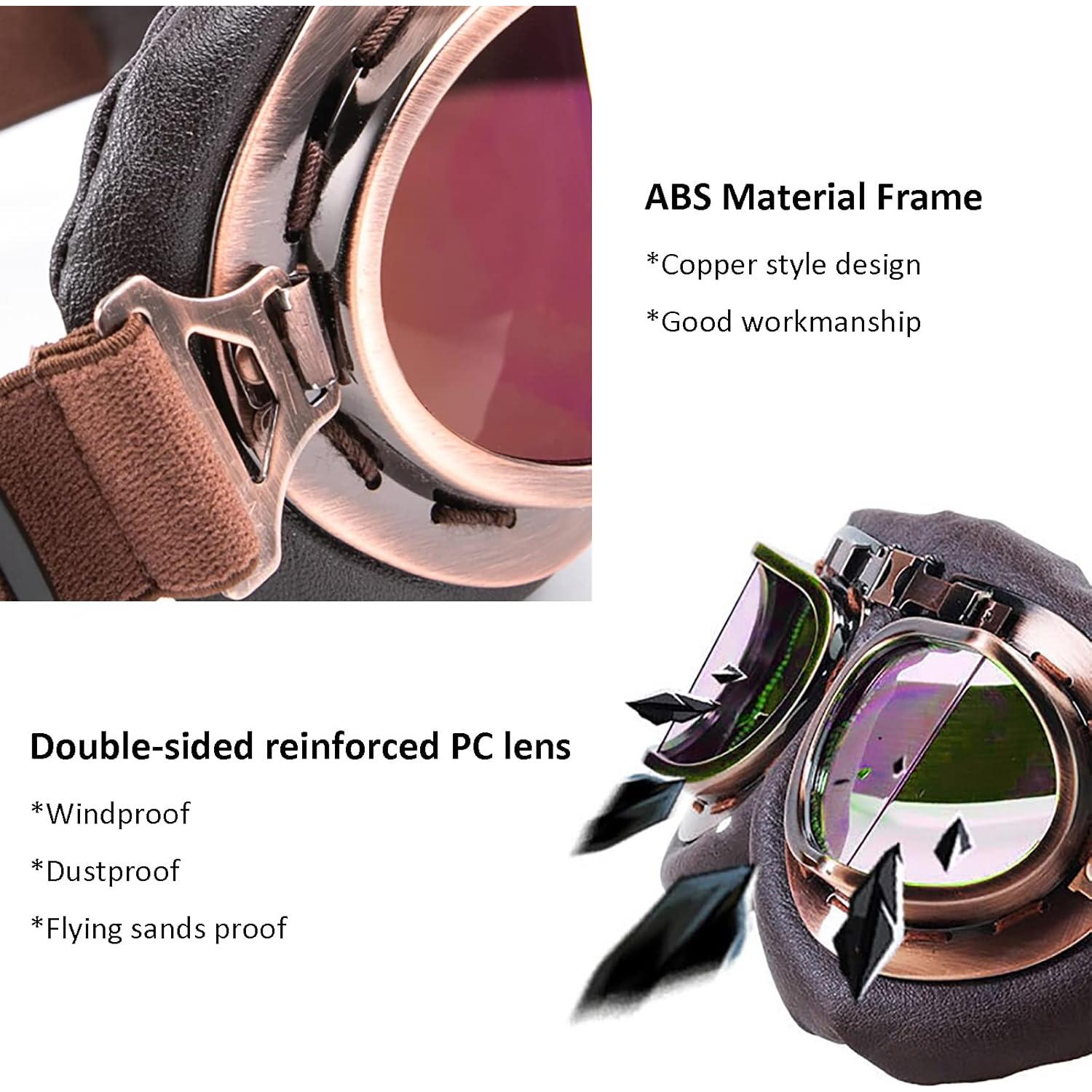 Gafas de Motocicleta Evomosa MG55 UV Antiempañante