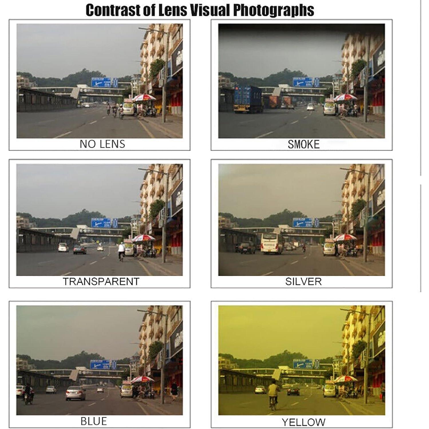 Gafas de Motocicleta Evomosa MG55 UV Antiempañante