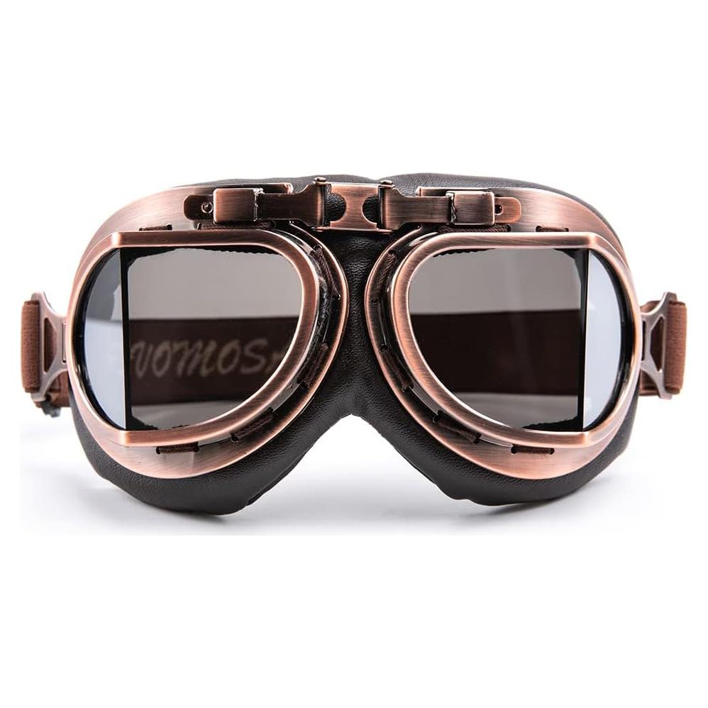 Gafas de Motocicleta Evomosa MG55 Vintage Anti Vaho