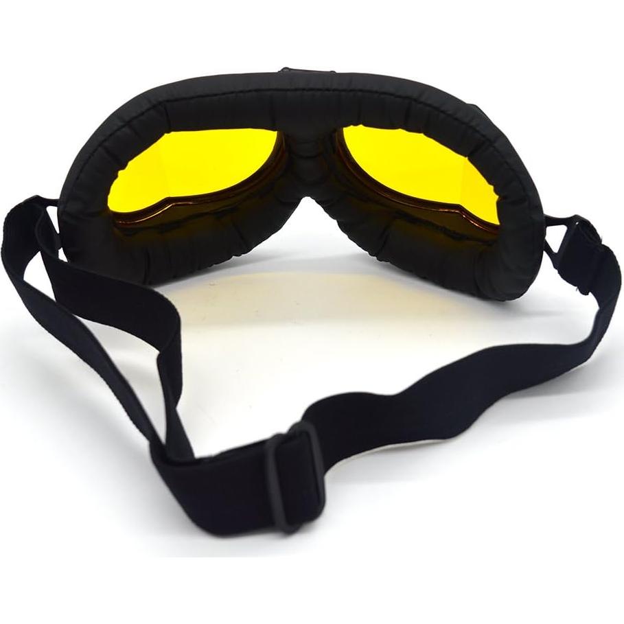 Gafas de Motocicleta Evomosa MG55 Amarillas Antiniebla