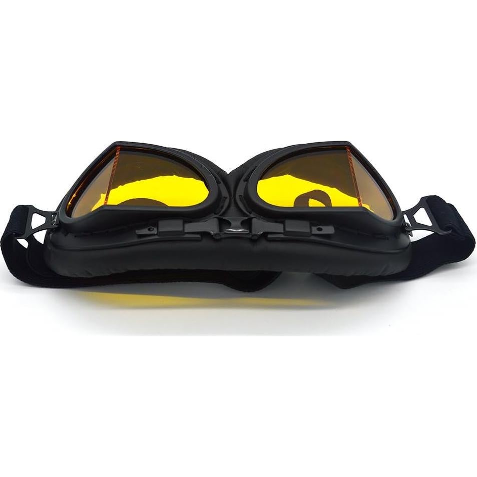 Gafas de Motocicleta Evomosa MG55 Amarillas Antiniebla