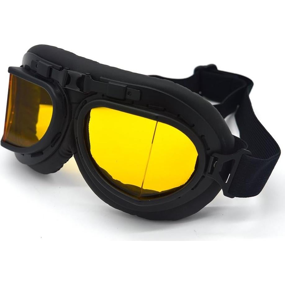Gafas de Motocicleta Evomosa MG55 Amarillas Antiniebla