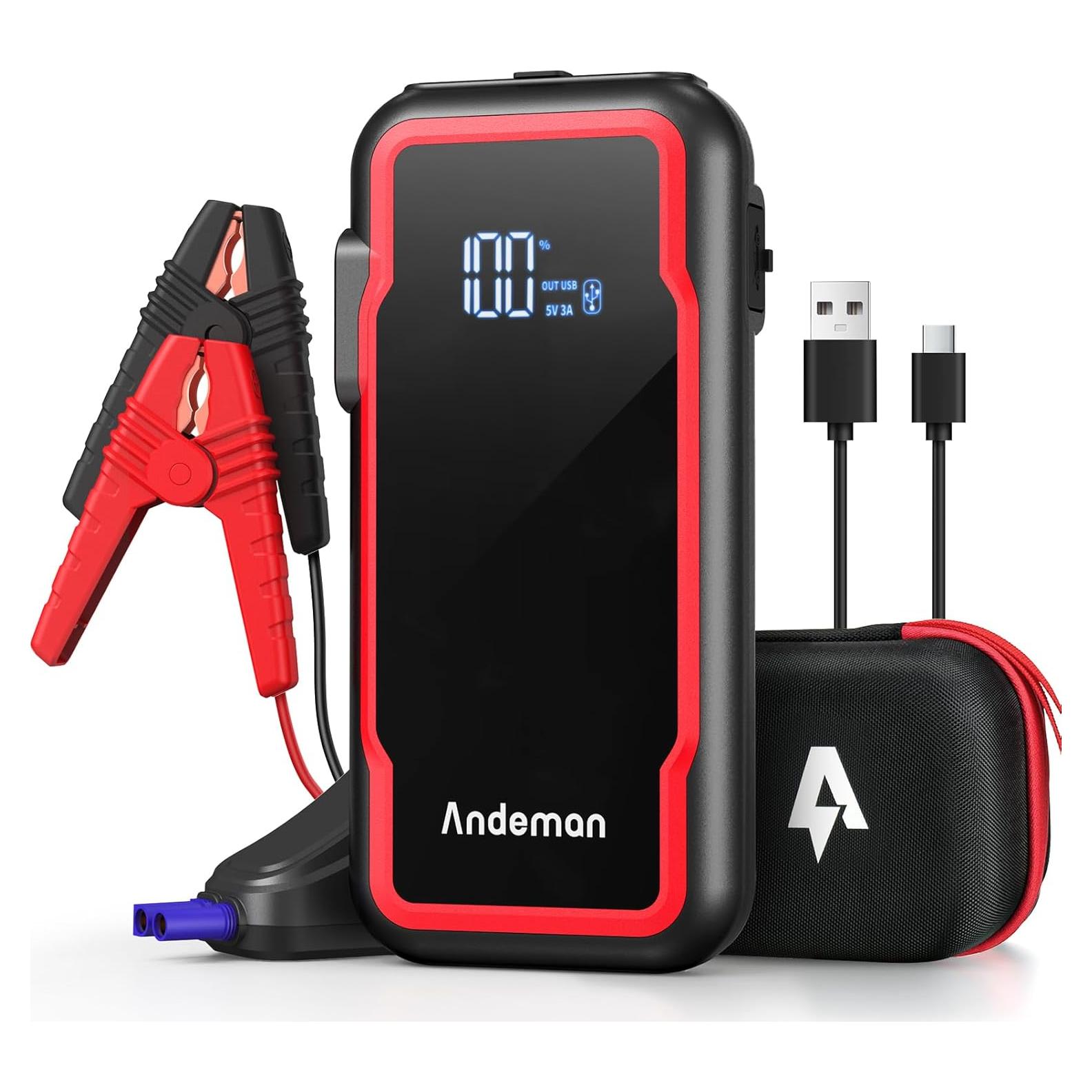 Arrancador de Coche Andeman Epower-155 Pro 3000A 20000mAh