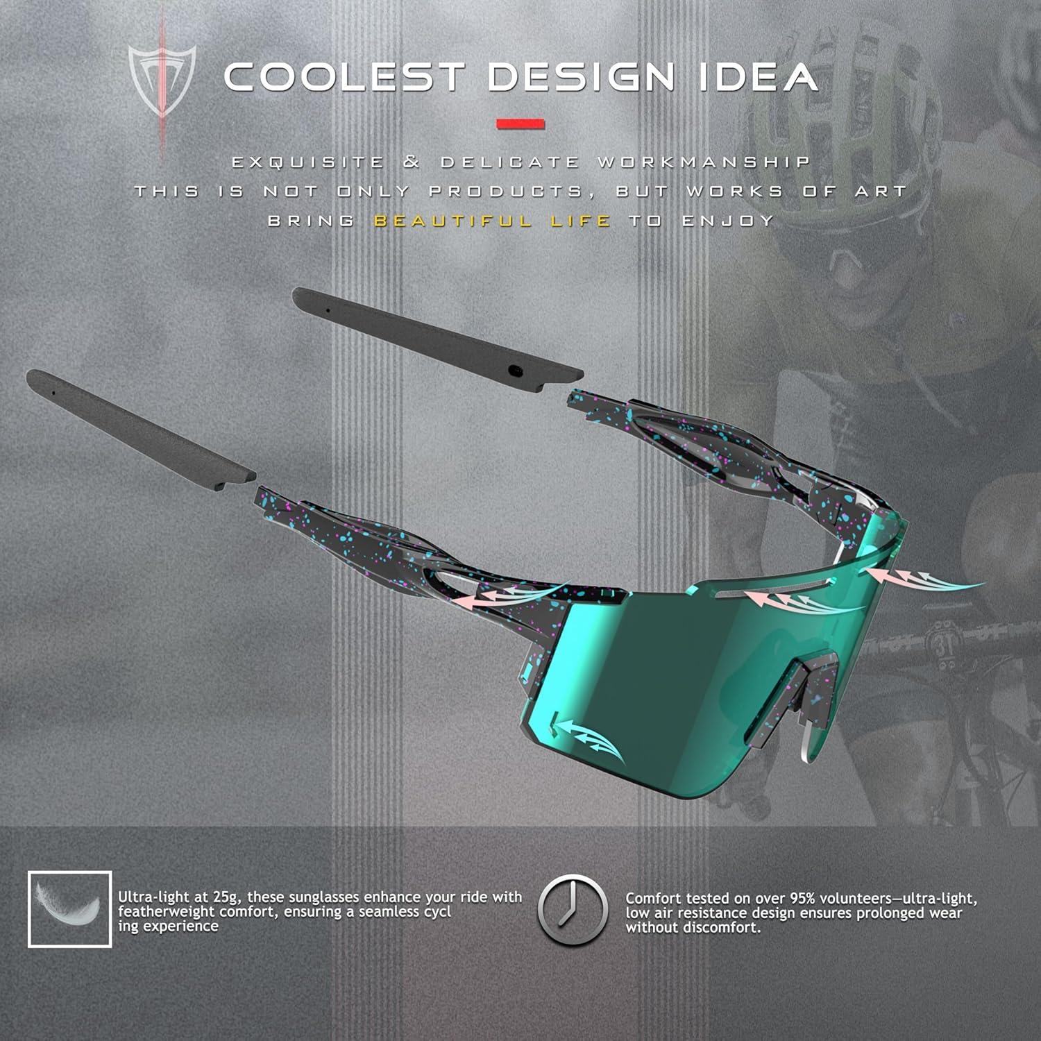 Gafas de sol ATTCL UV 400 para ciclismo y deportes