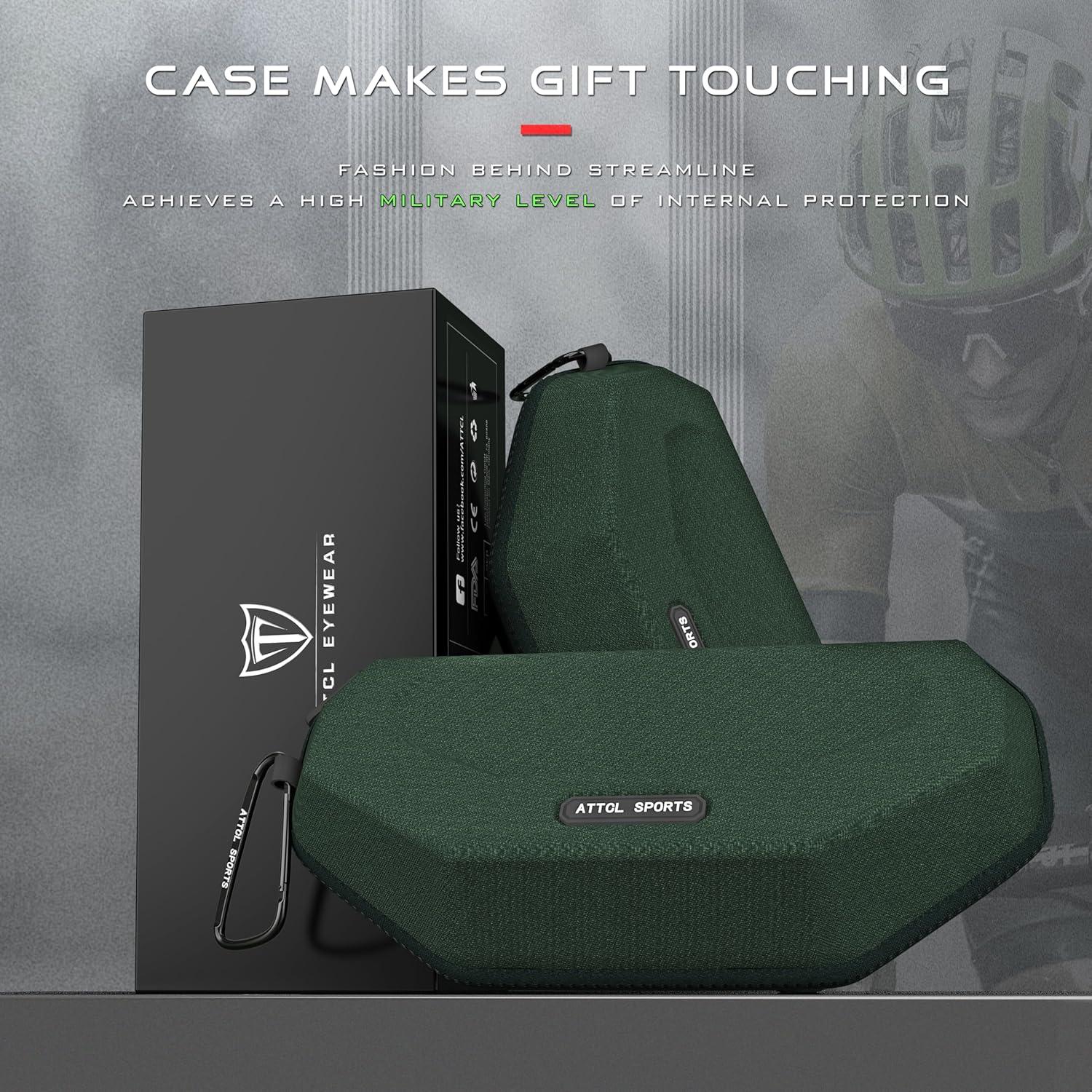 Gafas de sol ATTCL para ciclismo UV400, diseño ergonómico