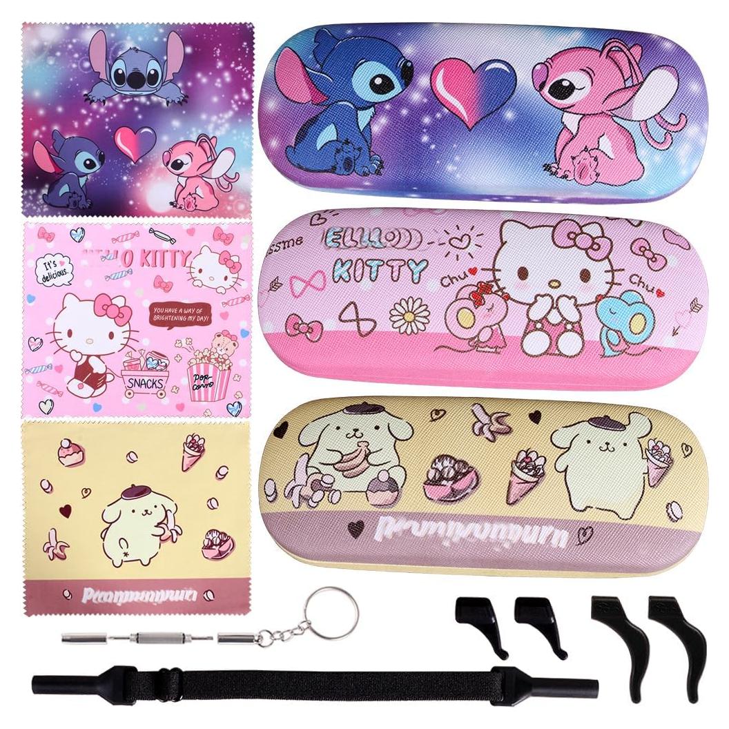 Estuche para Gafas ADBGV Duro con Accesorios y Paño