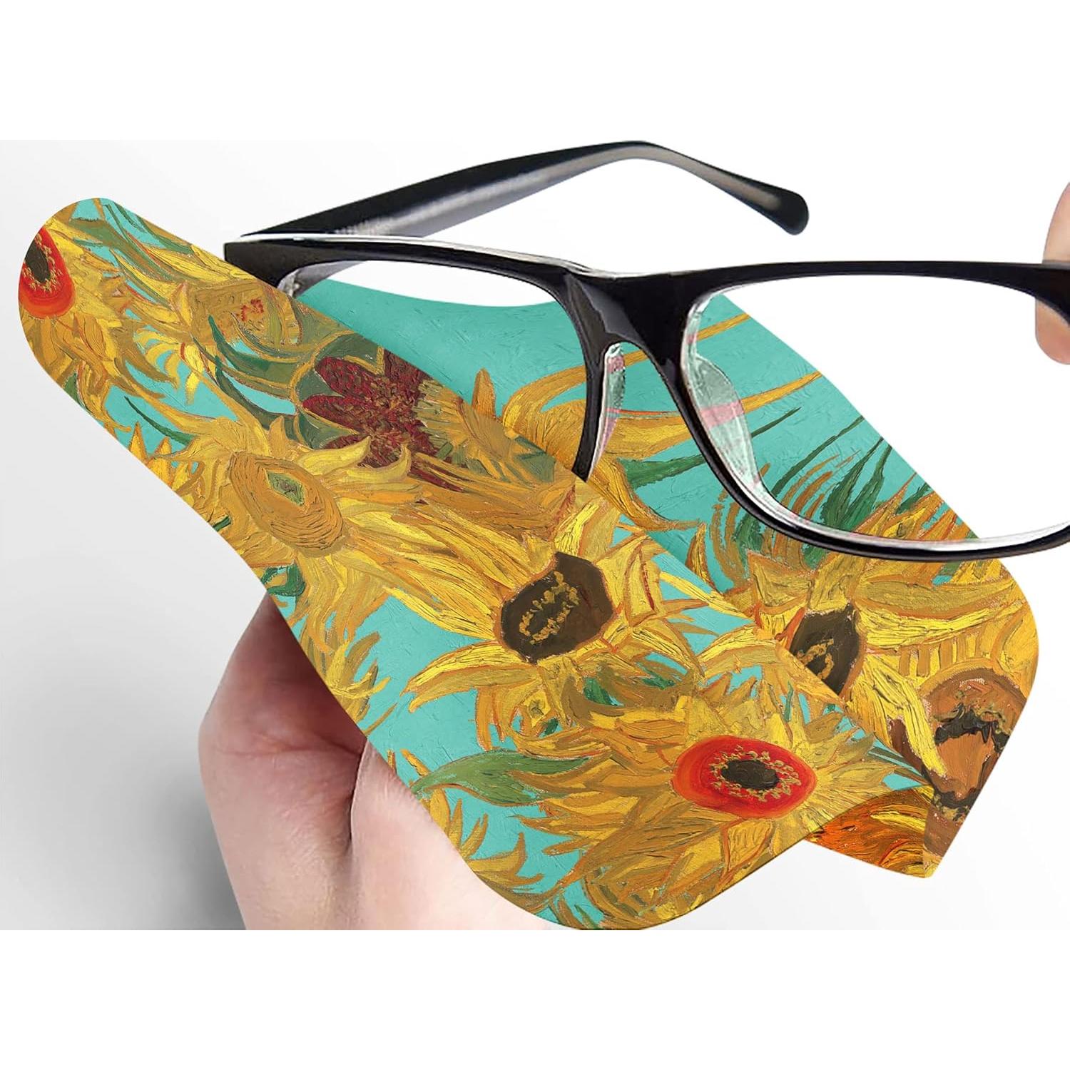 Paño de limpieza de microfibra RainCaper 15x15 cm Girasoles