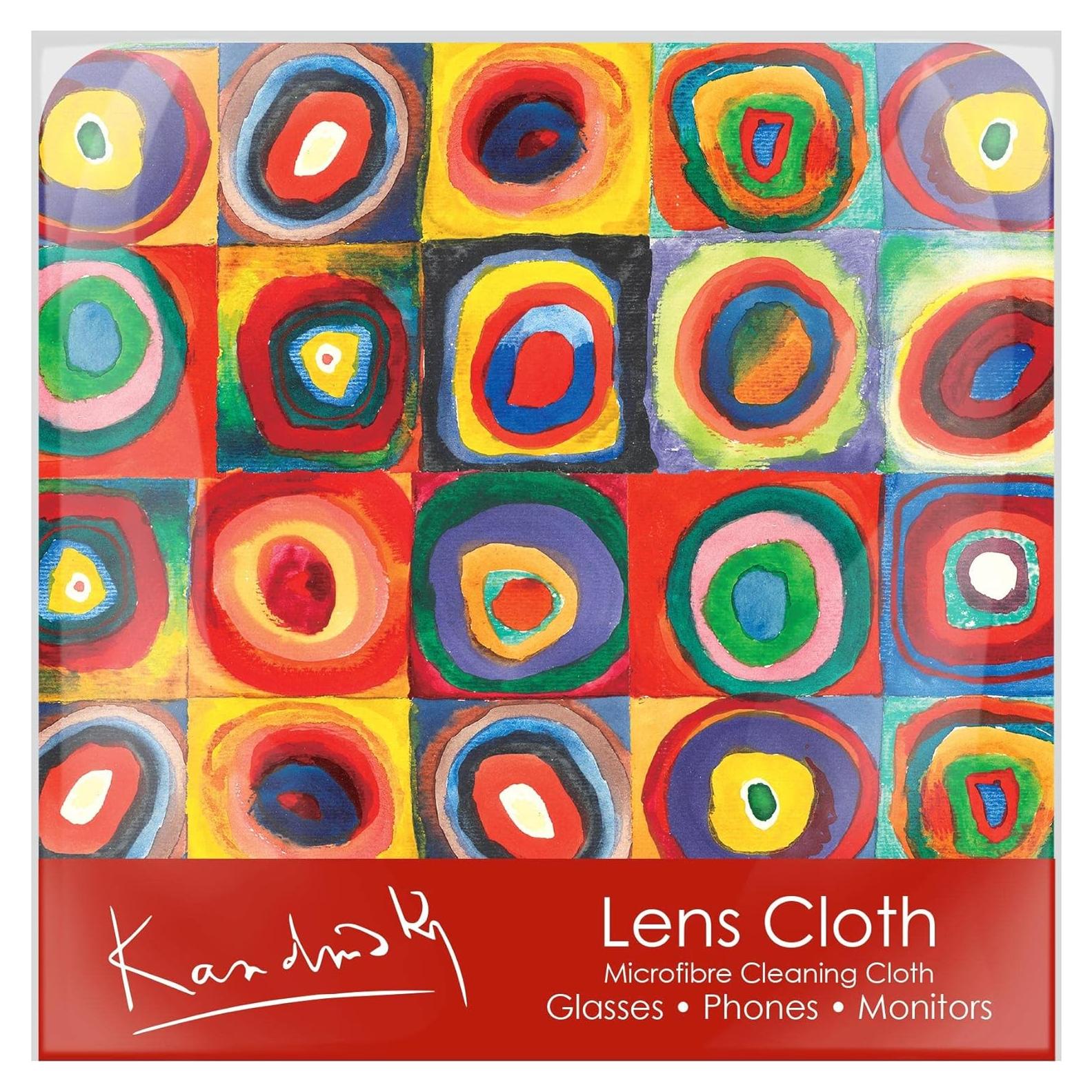 Paño de limpieza microfibra RainCaper 15x15 cm arte Kandinsky