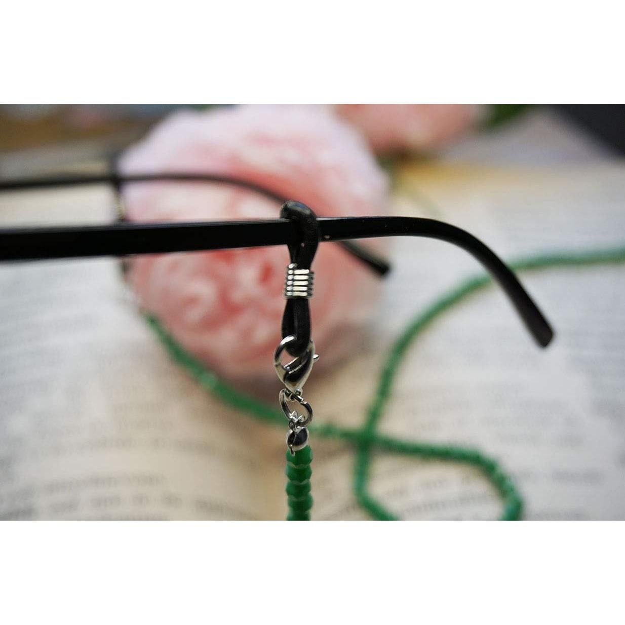 Cadena de Gafas Esmeralda para Mujeres - 75 cm, Diseño Único