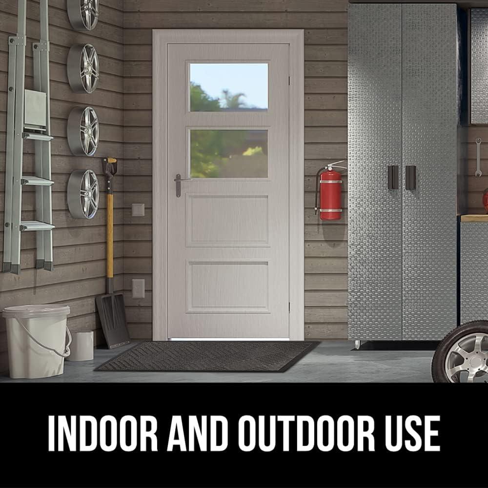 Felpudo GORILLA GRIP WeatherMax 73.7x43.2 cm Gris Diamante