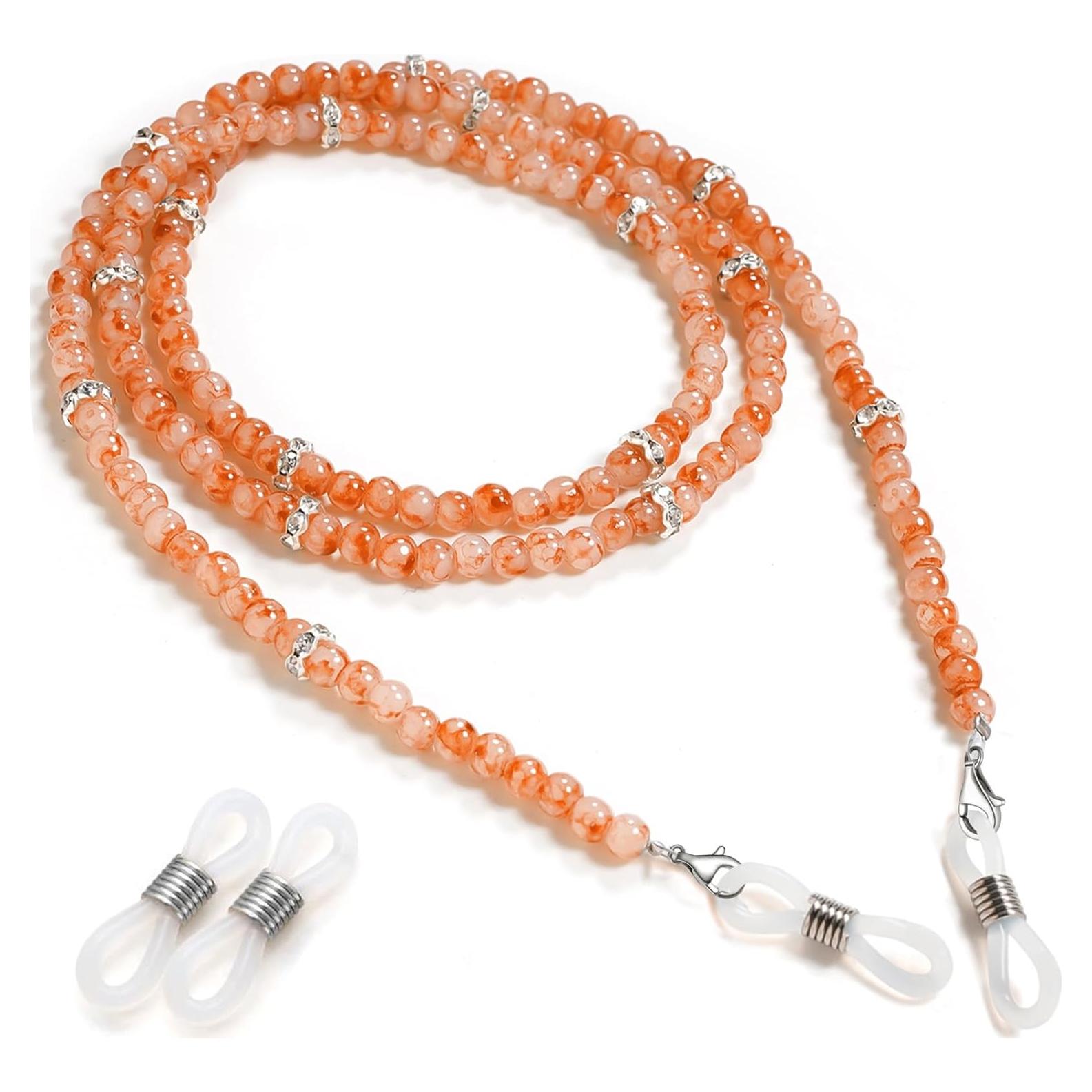 Cadena de Gafas BILIONE Rojo 71 cm Cristal Unisex