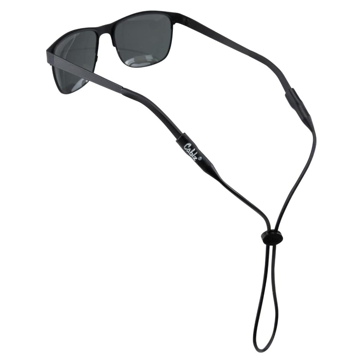 Cablz Retenedor de Gafas Clásico Silicona Negra 40,64 cm