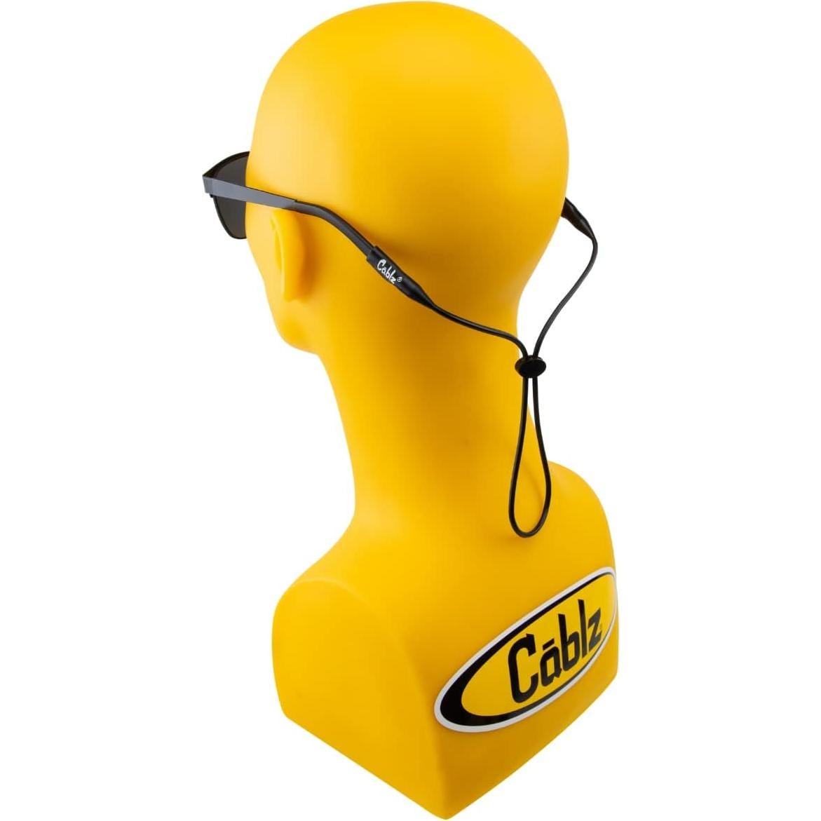 Cablz Retenedor de Gafas Clásico Silicona Negra 40,64 cm
