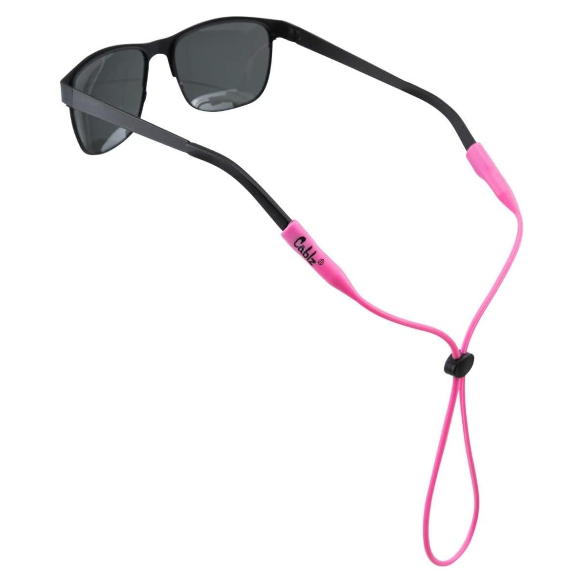 Cablz Retenedor de Gafas de Silicona Rosa 40,64 cm Clipz