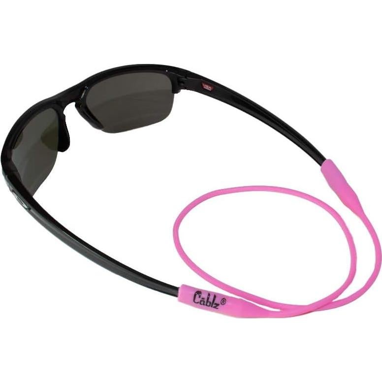 Cablz Retenedor de Gafas de Silicona Rosa 40,64 cm Clipz