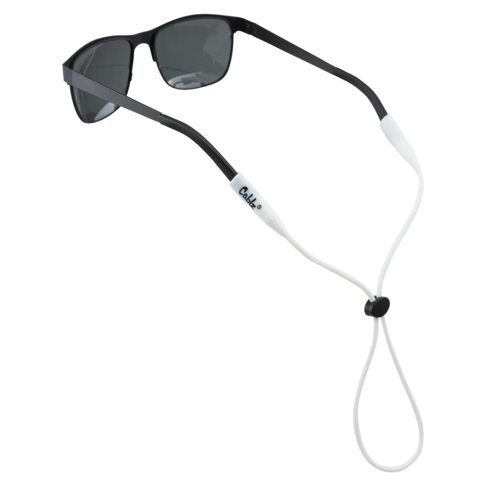 Cablz Retenedor de Gafas Silicona Clásico 40.64 cm Blanco
