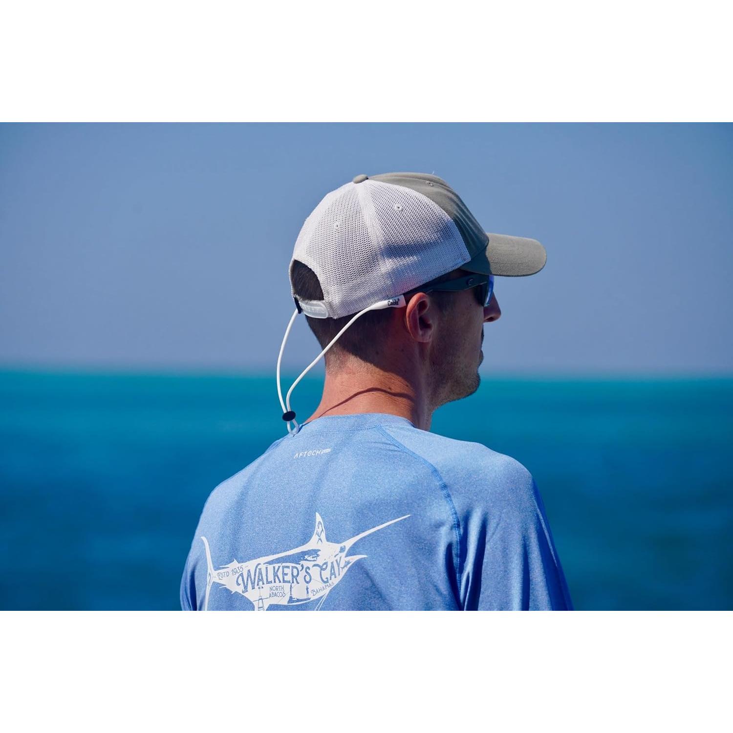 Cablz Retenedor de Gafas Silicona Clásico 40.64 cm Blanco