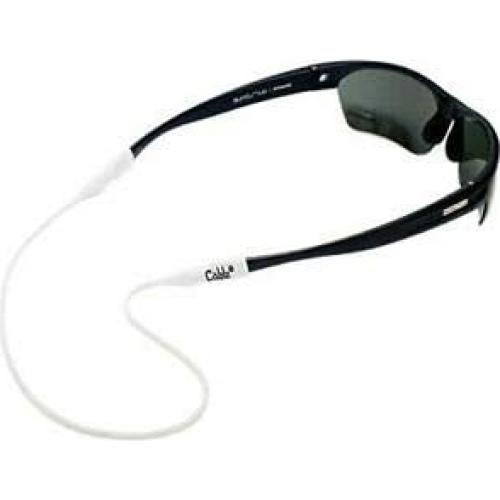 Cablz Retenedor de Gafas Silicona Clásico 40.64 cm Blanco