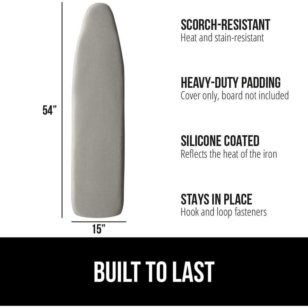 Cubierta y Almohadilla de Tabla de Planchar GORILLA GRIP 15x54 cm