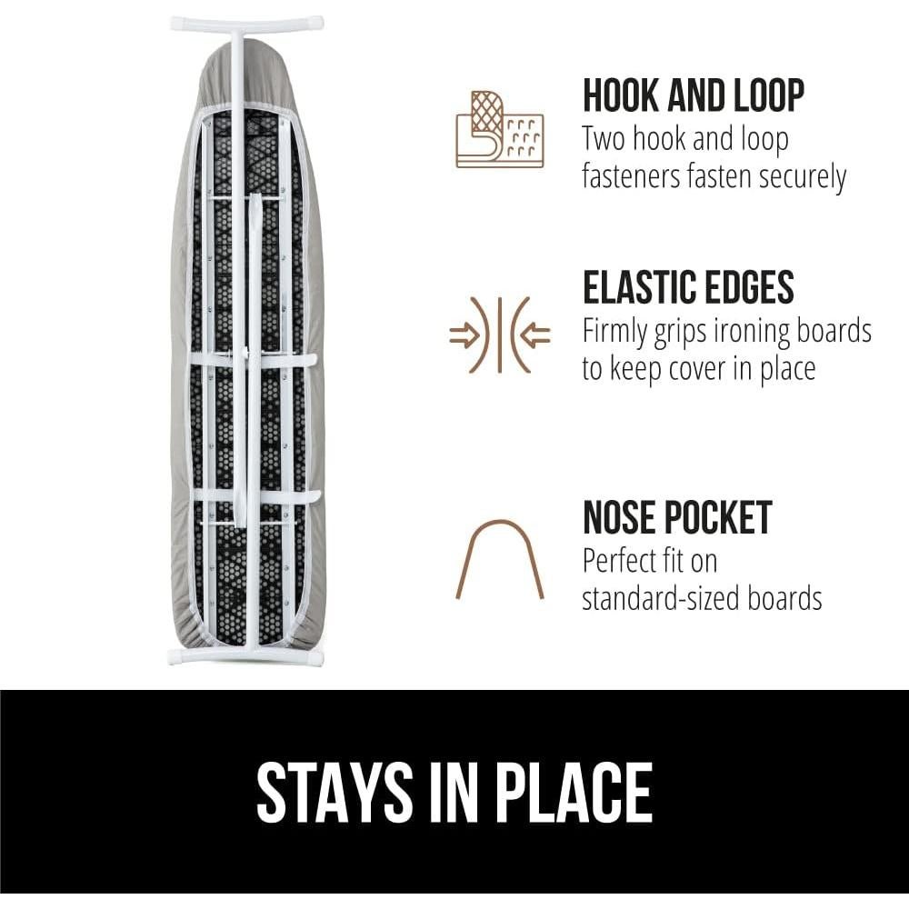 Cubierta y Almohadilla de Tabla de Planchar GORILLA GRIP 15x54 cm