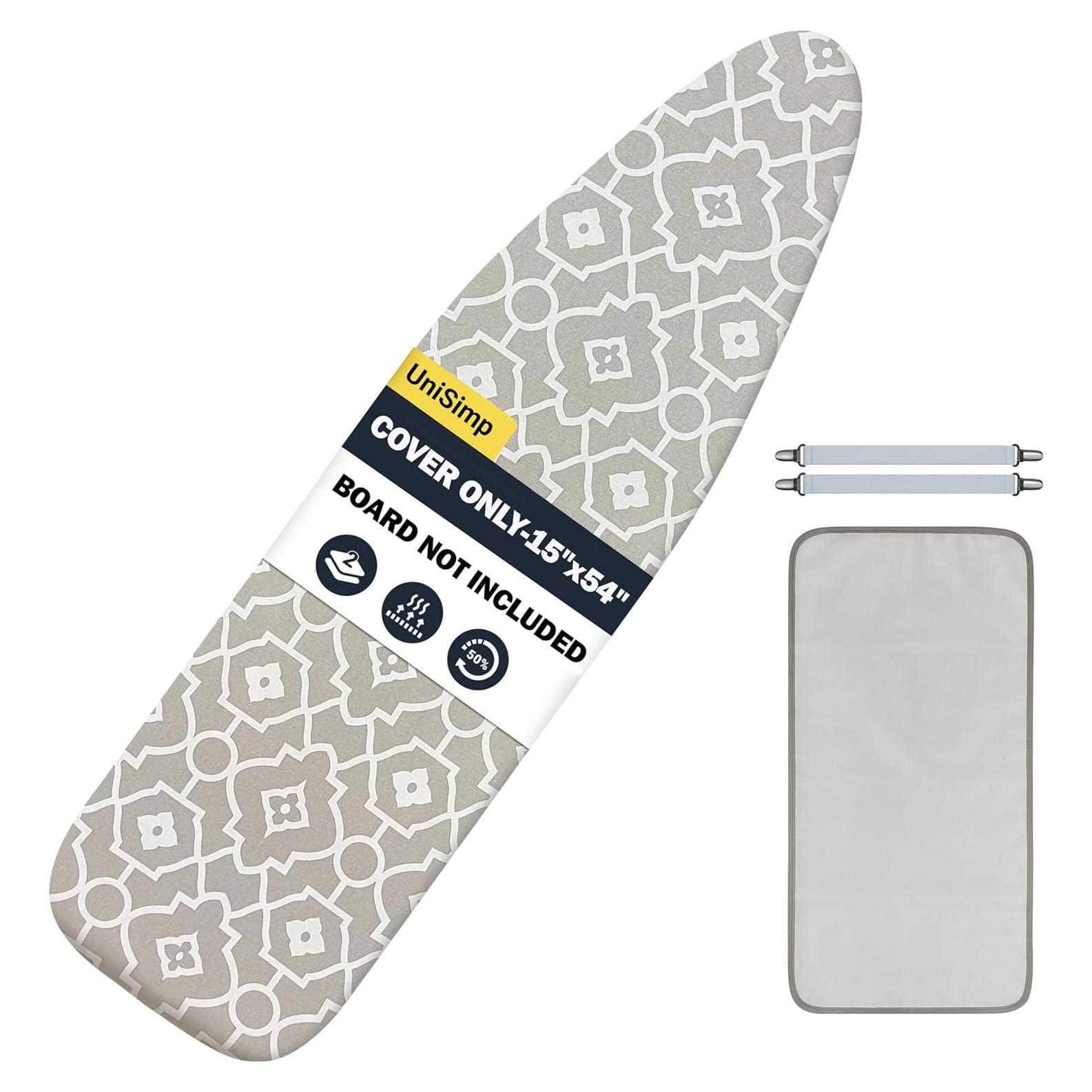 Funda y Almohadilla para Tabla de Planchar UniSimp 33x137 cm Algodón