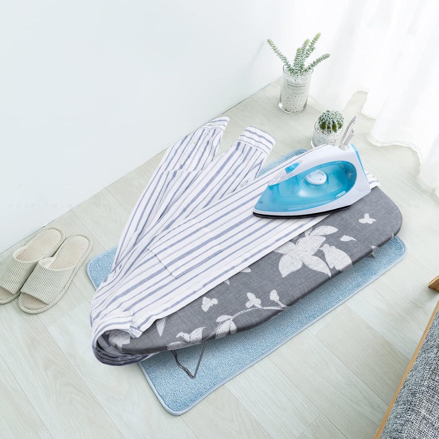 Funda de Tabla de Planchar MZXcuin Algodón Floral Gris 31.75x81.28cm