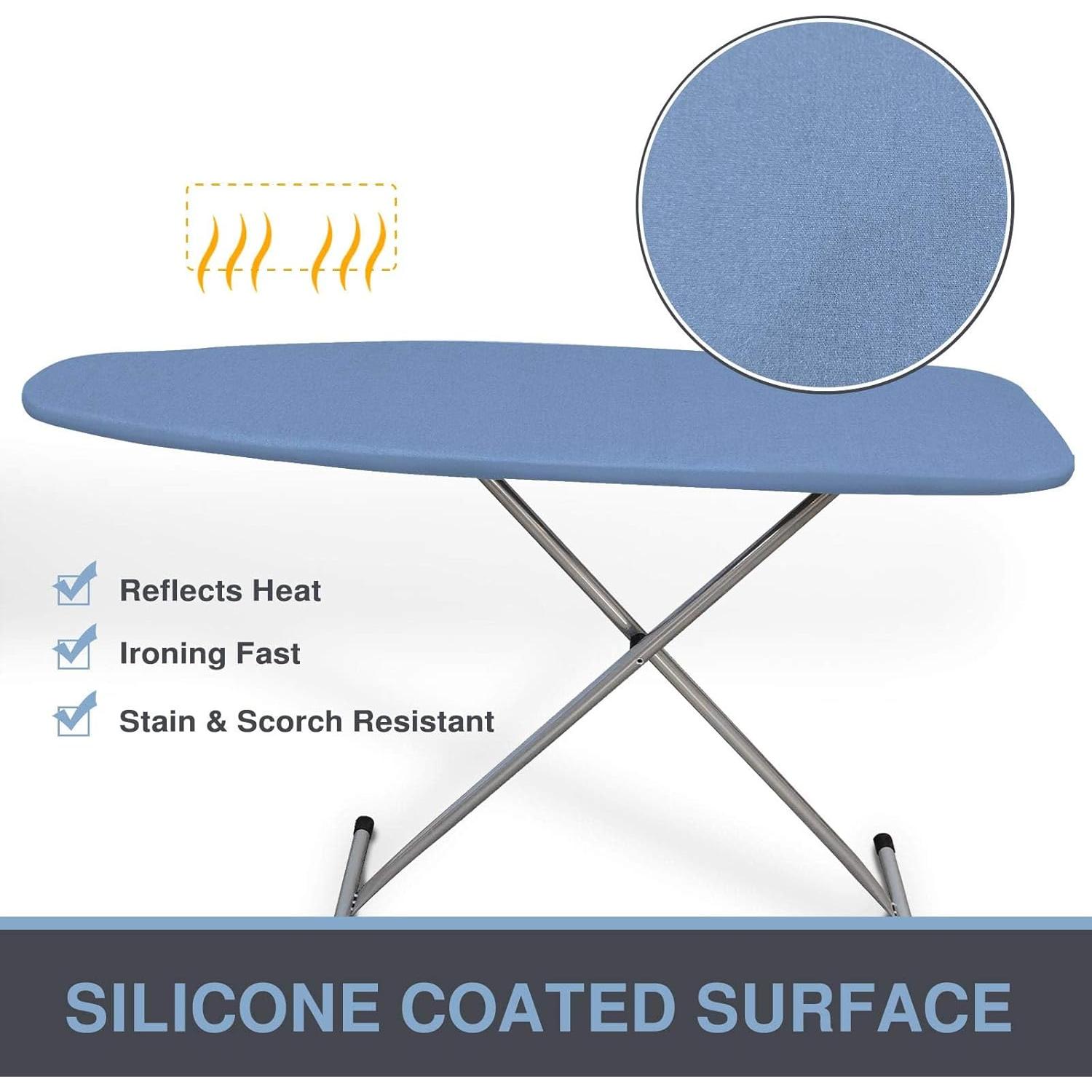 Funda y Almohadilla para Tabla de Planchar VividPaw 38x137 cm Azul