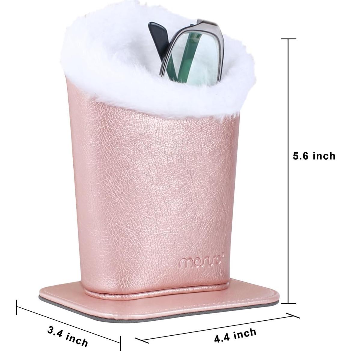 Soporte para Gafas MOSISO de Cuero PU con Base Magnética