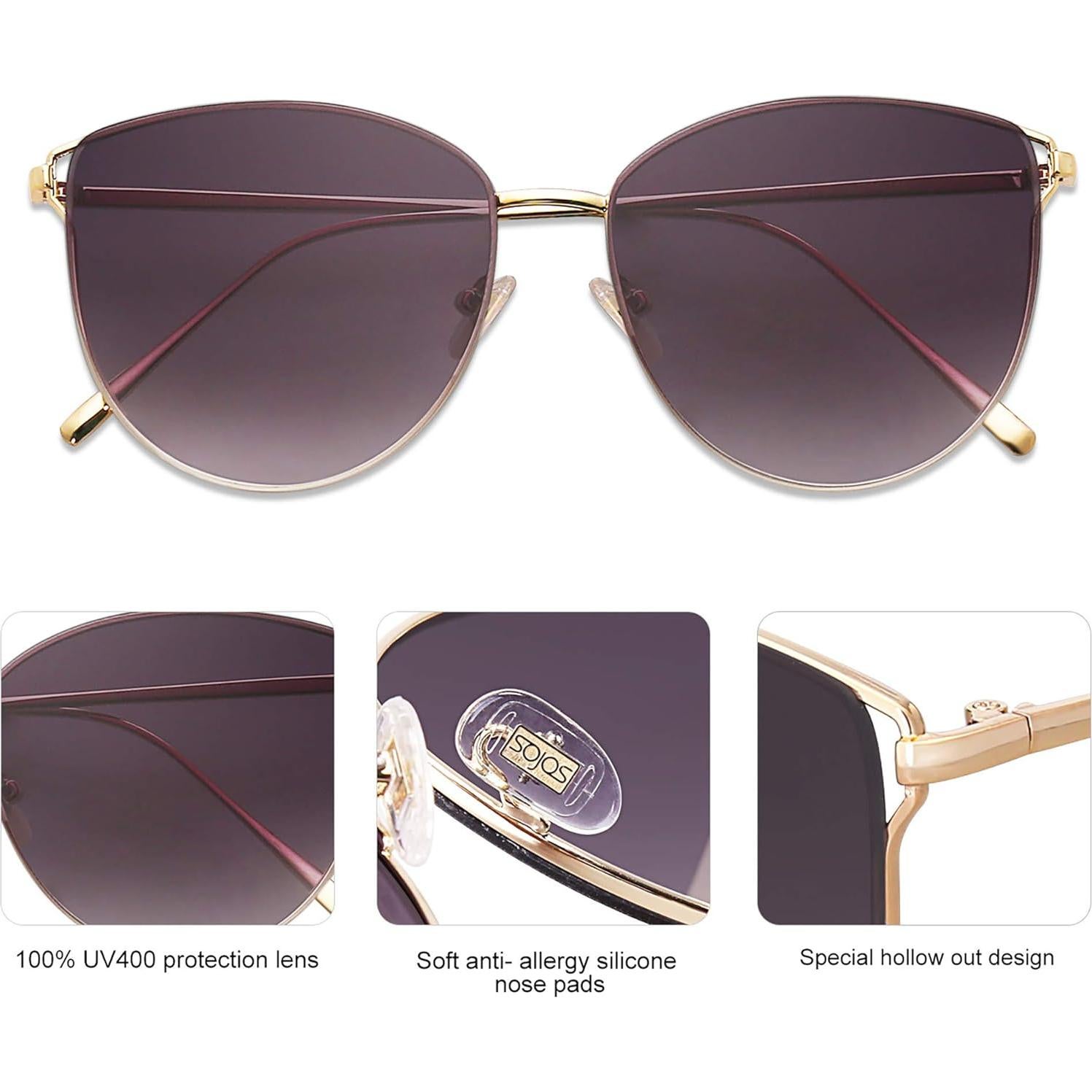 Gafas de Sol SojoS SJ1085 UV400 Espejadas para Mujeres