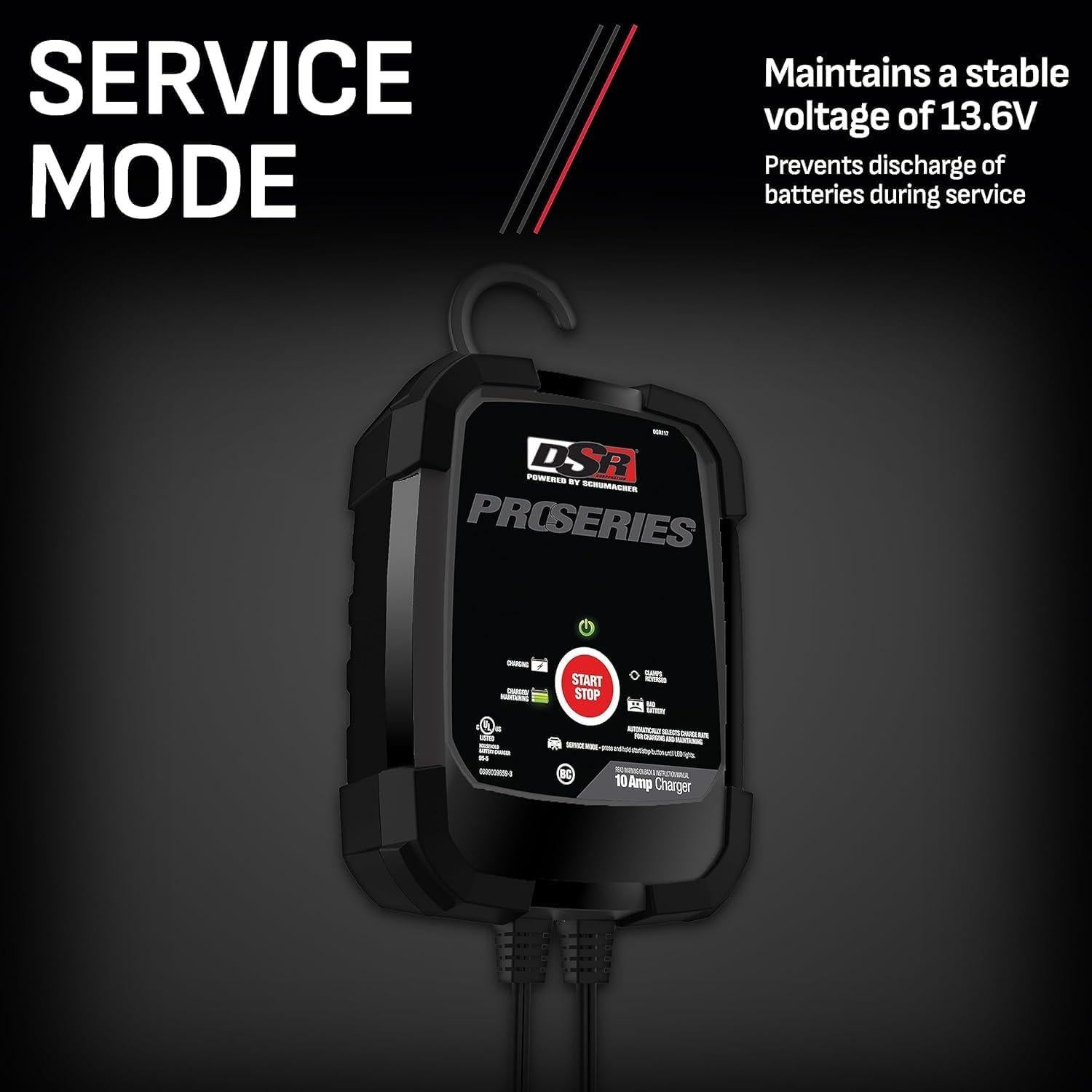 Cargador de Batería Schumacher DSR117 10A 12V Automático