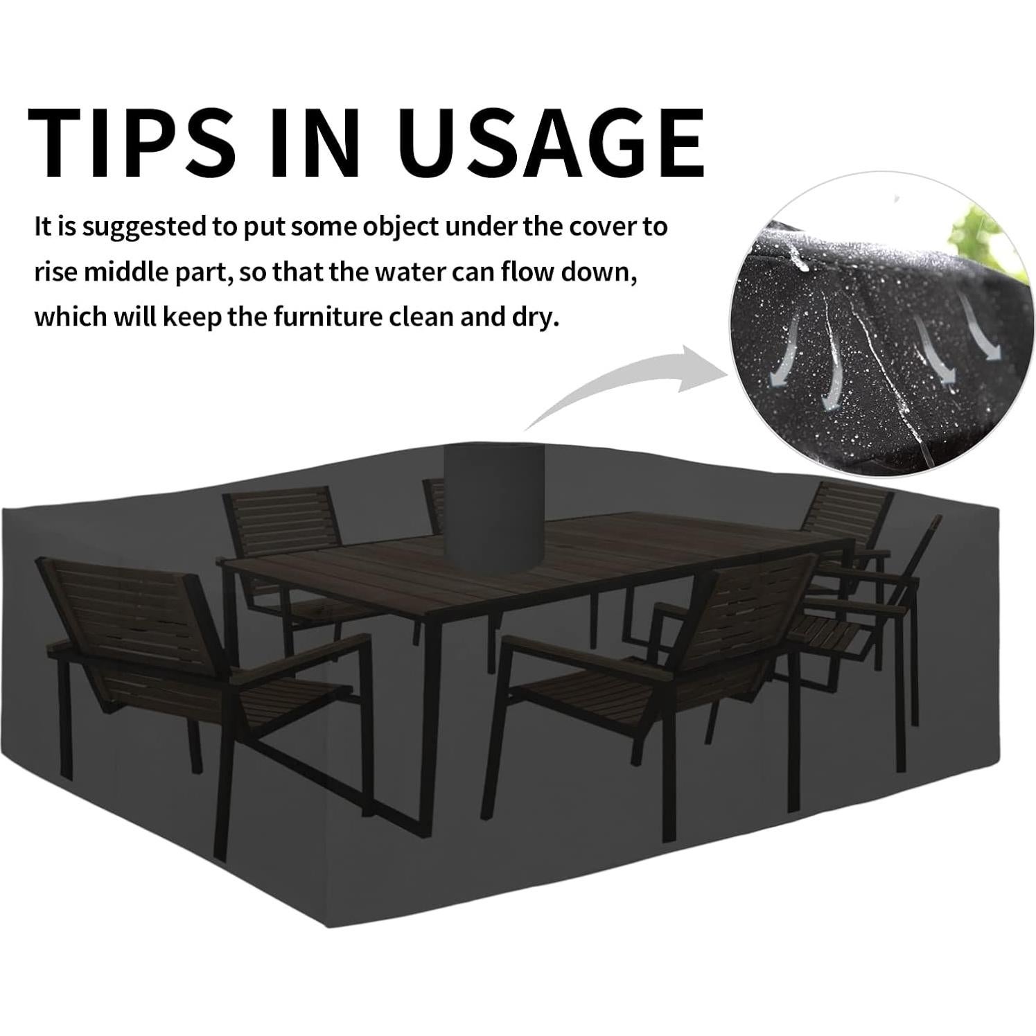 Funda Impermeable para Muebles de Patio Easy-Going 279x213 cm