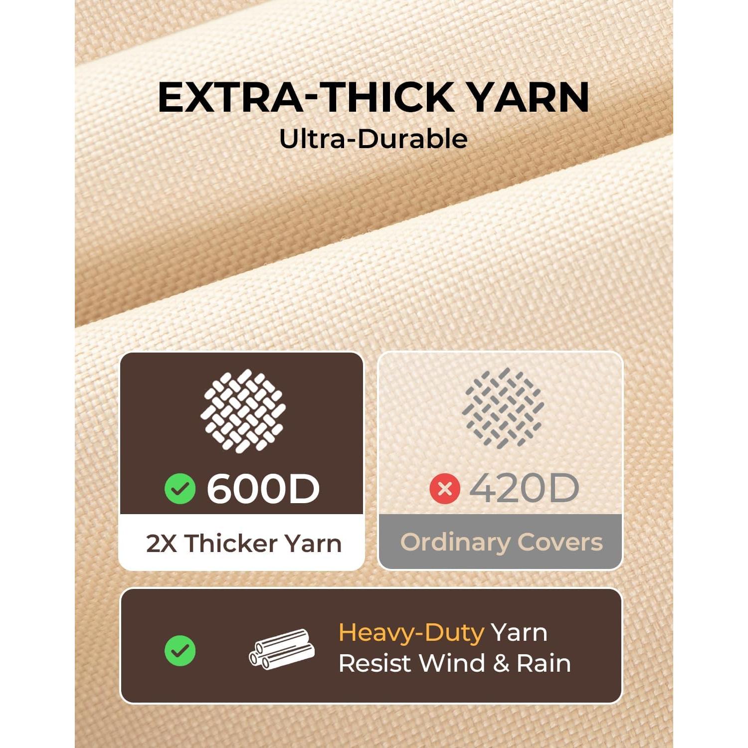 Cubiertas para Muebles de Patio Loriano 5 Piezas Impermeables