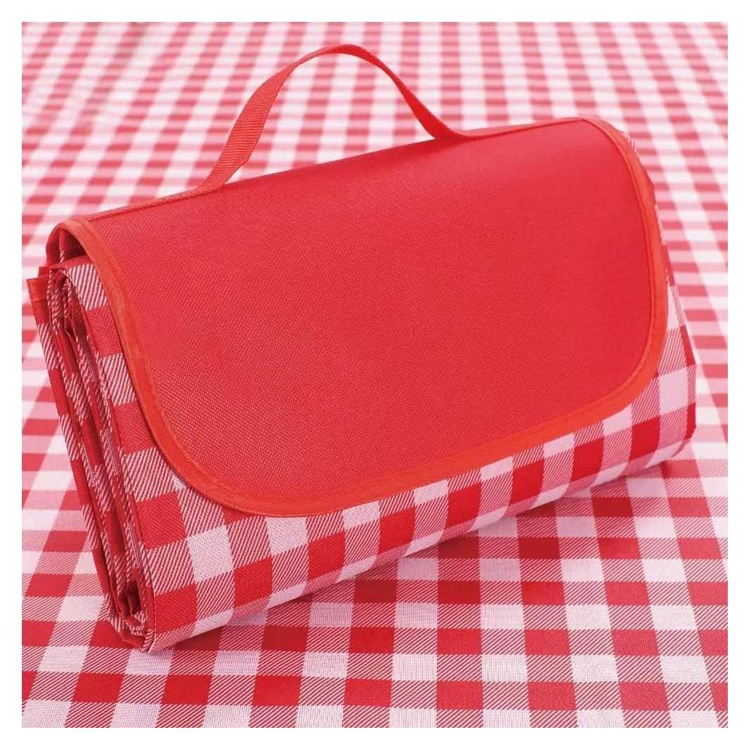 Manta de Picnic Impermeable PUPOPIK 203x152cm Roja