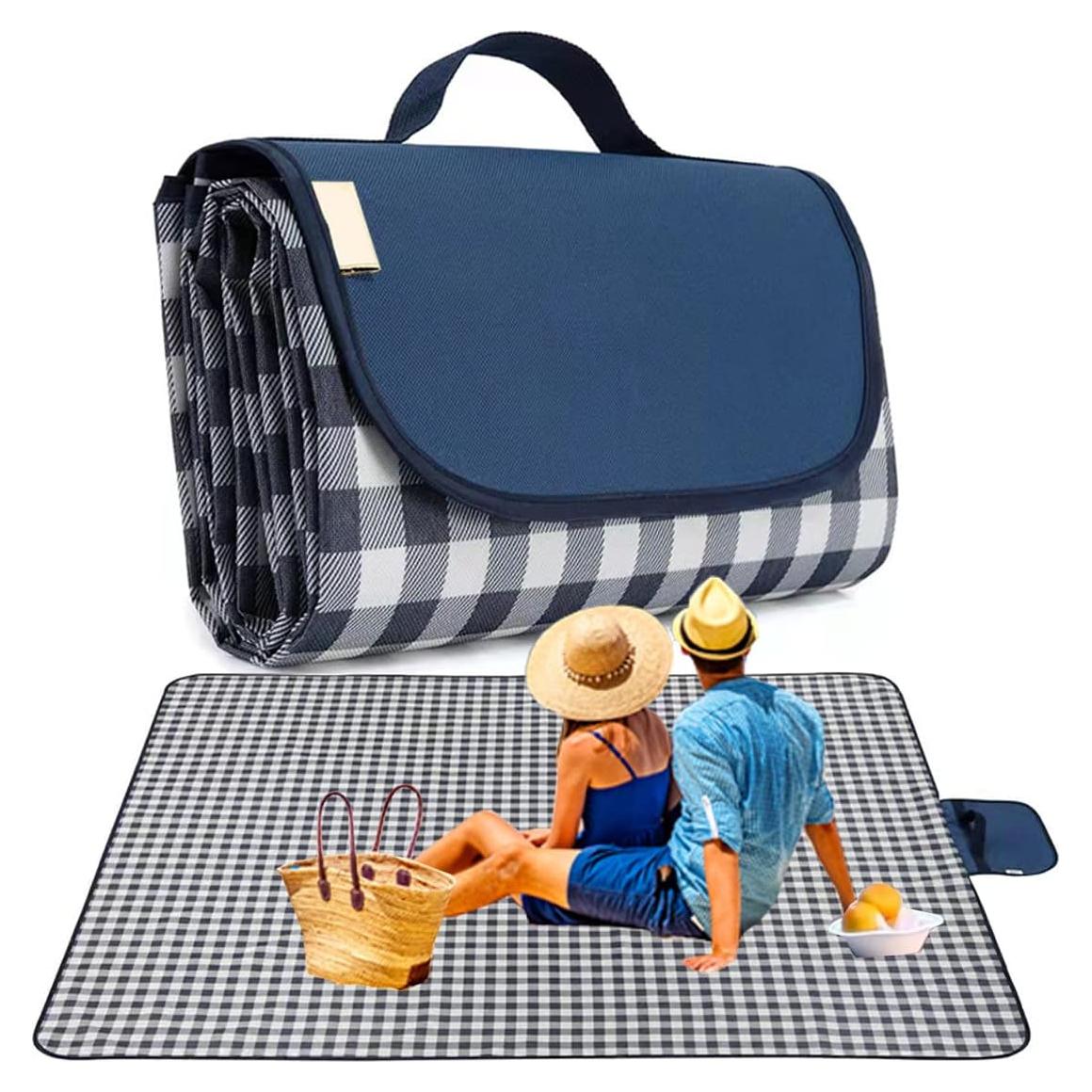 Manta de Picnic Impermeable RUIBOLU 203x152cm Plegable