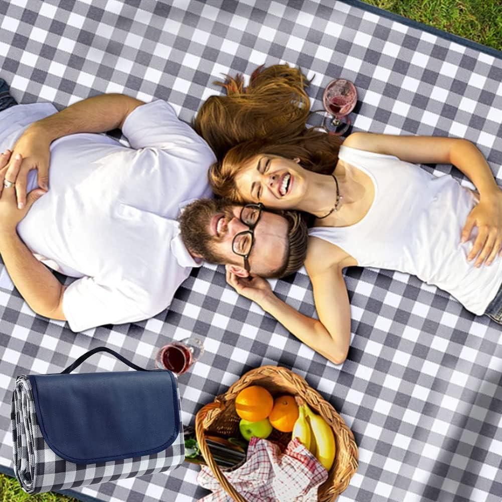 Manta de Picnic Impermeable RUIBOLU 203x152cm Plegable