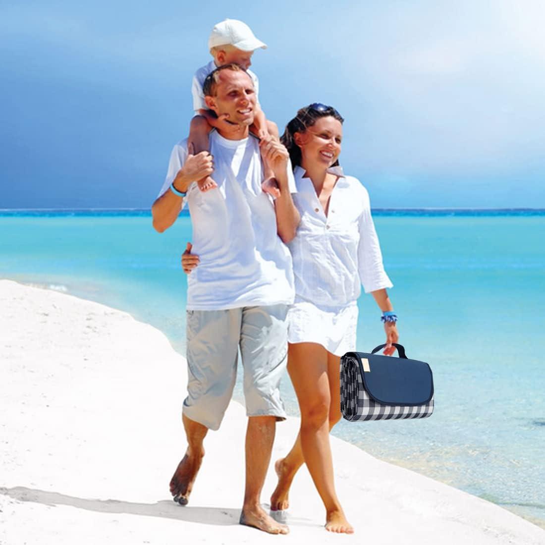 Manta de Picnic Impermeable RUIBOLU 203x152cm Plegable