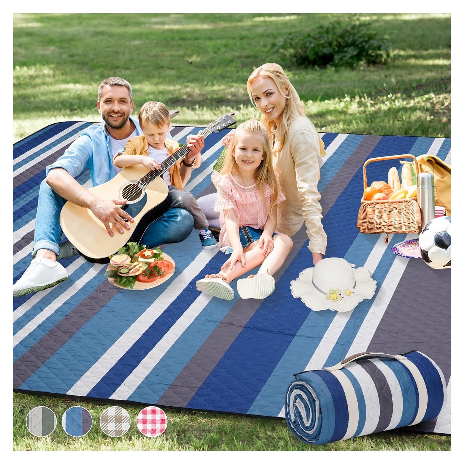 Manta de Picnic Extra Grande G GOOD GAIN 203x203cm Impermeable