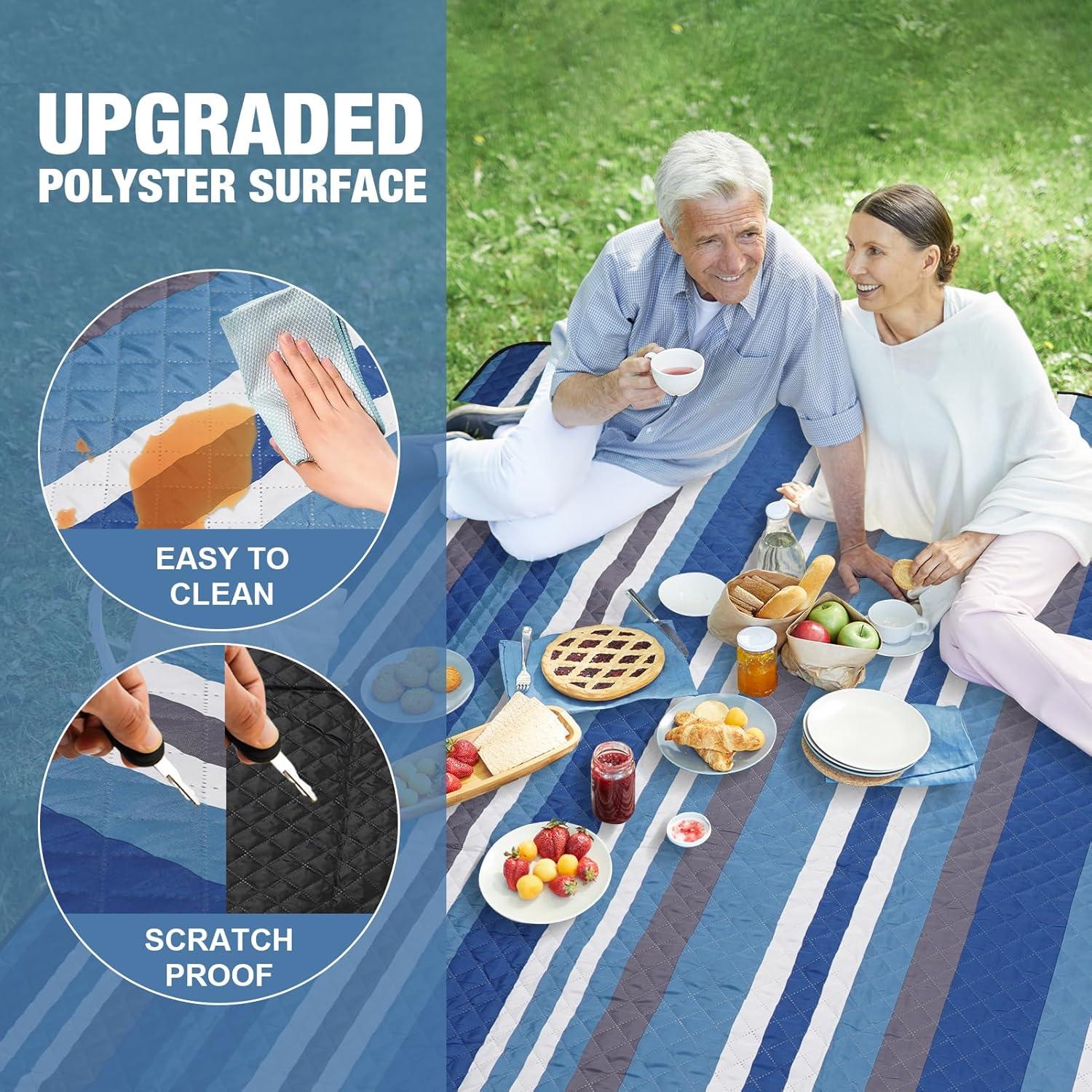 Manta de Picnic Extra Grande G GOOD GAIN 203x203cm Impermeable